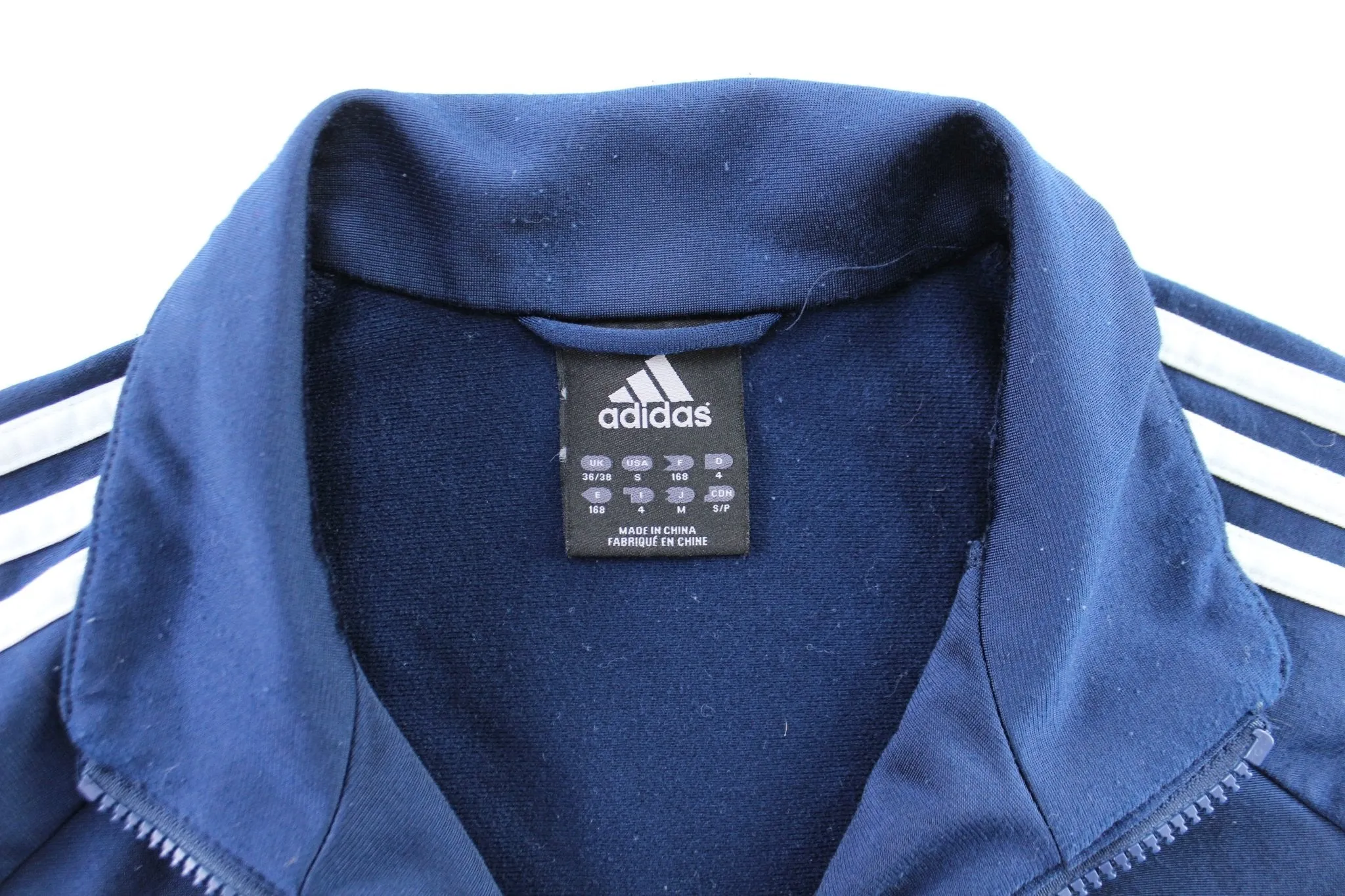 Adidas Argentina Soccer Navy Zip Up Jacket