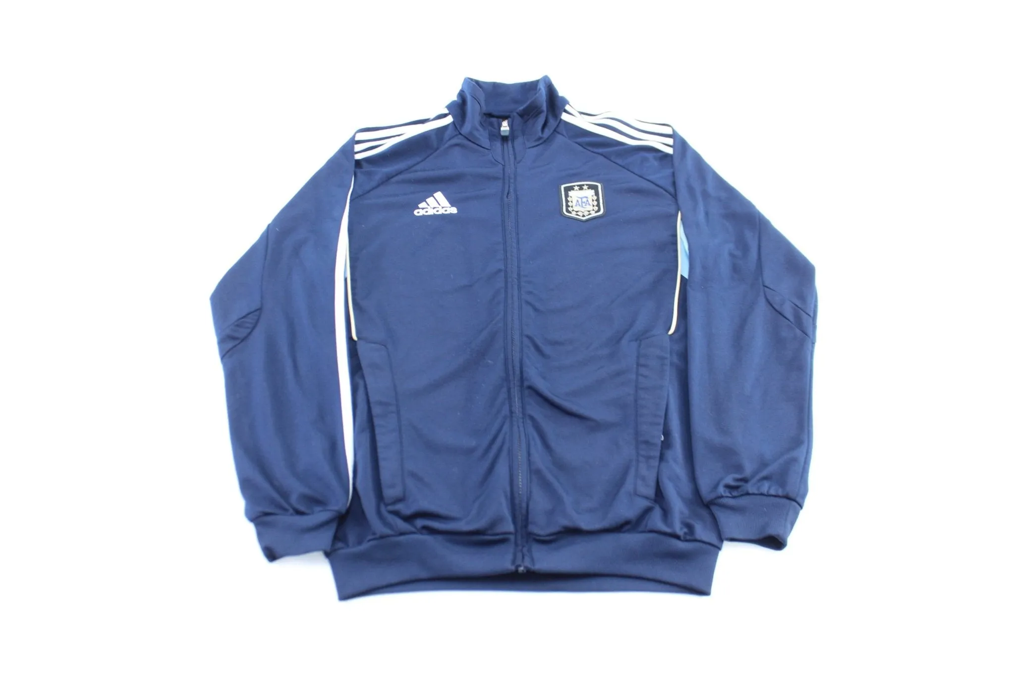 Adidas Argentina Soccer Navy Zip Up Jacket