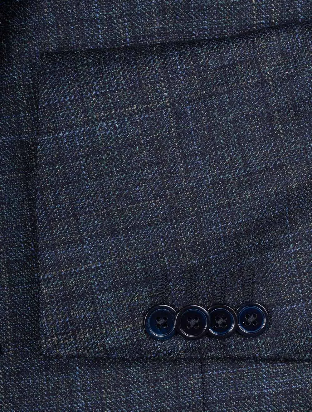 Blue Subtle Check Sports Jacket Navy