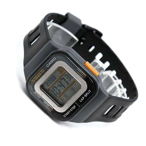 Casio SDB-100-1ADF Digital Black Resin Strap Watch for Men