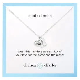 CC Sport Football Mom Double Charm Necklace