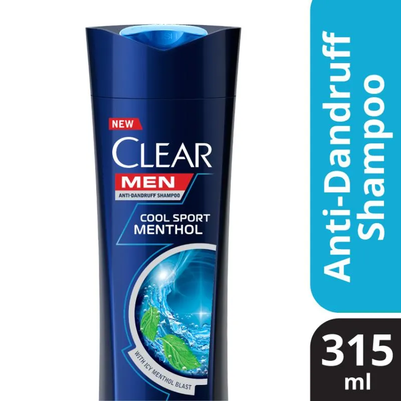 Clear Men Cool Sport Menthol Anti-Dandruff Hair Shampoo 315ml