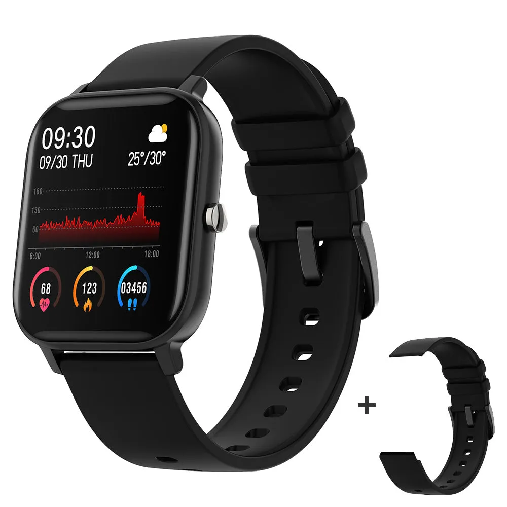 COLMI P8 1.4 inch Smart Watch Men Full Touch Fitness Tracker Blood Pressure Smart Clock Women GTS Smartwatch for Xiaomi