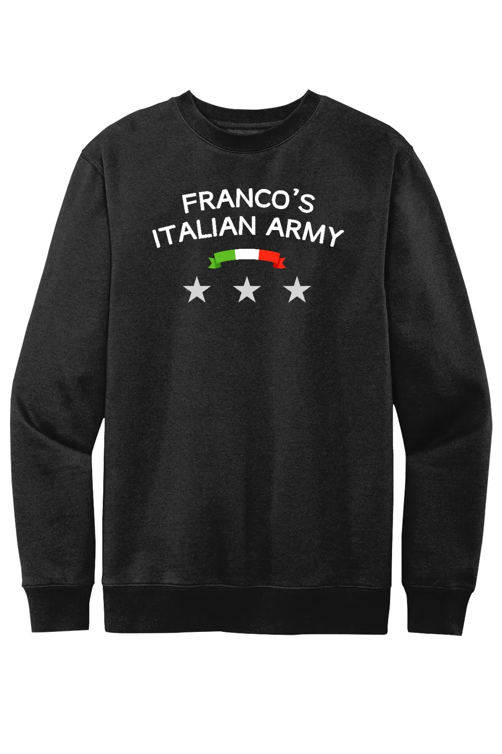 Franco's Italian Army - Fleece Crewneck Seatshirt