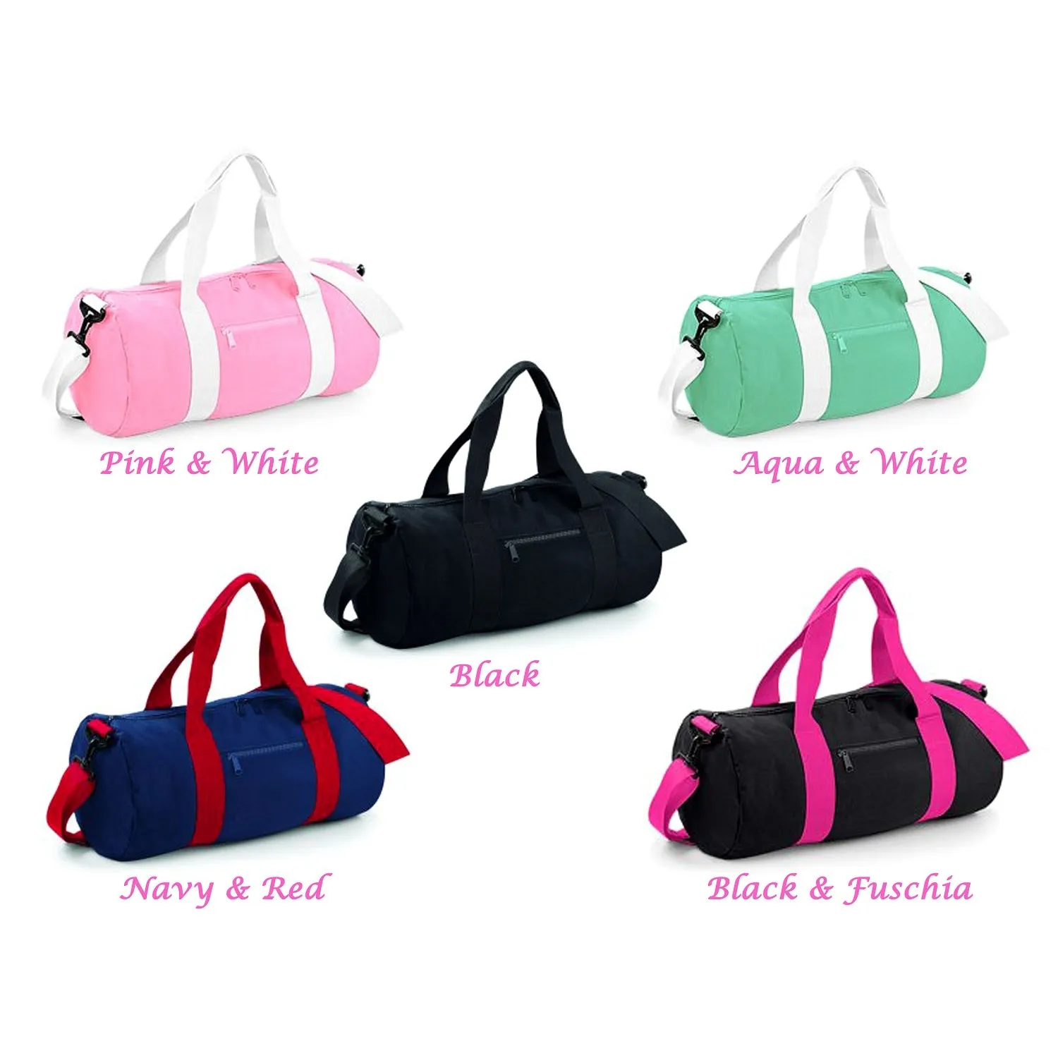 Girls' Dance Personalised Activity Bag - (5 colours available)