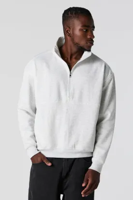 Half Zip Fleece Sweatshirt