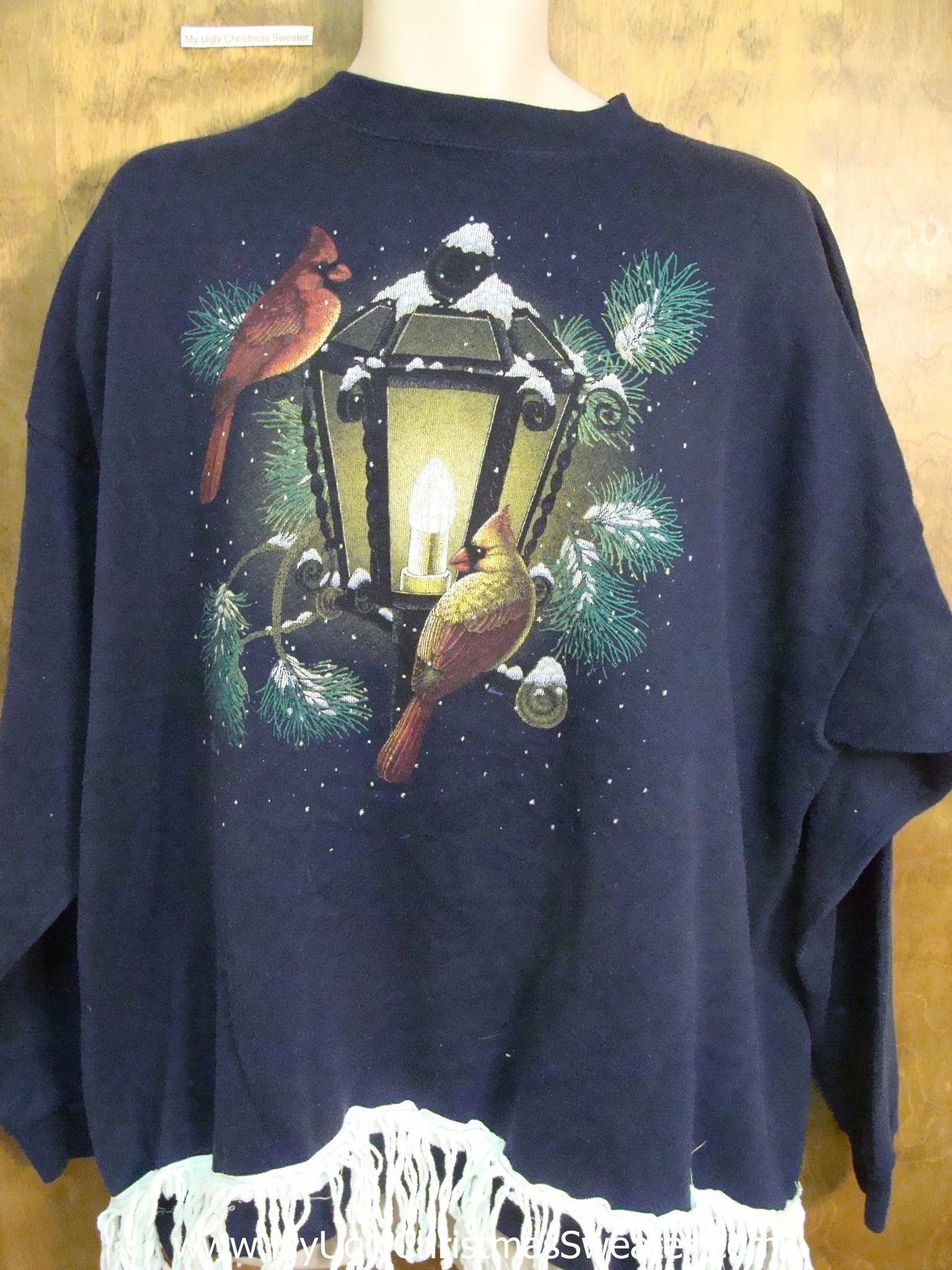 Horrible 80s Birds and Streetlight Funny Novelty Christmas Sweatshirt