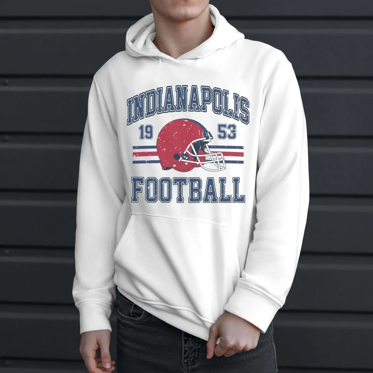 Indianapolis Football Wholesale Graphic Hoodie - Rapid Shipping