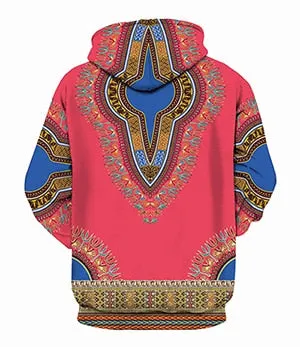 Riche Dashiki Hoodie hiphop  Sweatshirt Bazin