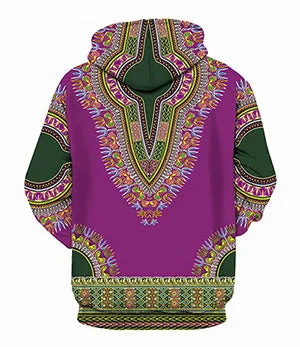 Riche Dashiki Hoodie hiphop  Sweatshirt Bazin