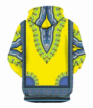 Riche Dashiki Hoodie hiphop  Sweatshirt Bazin