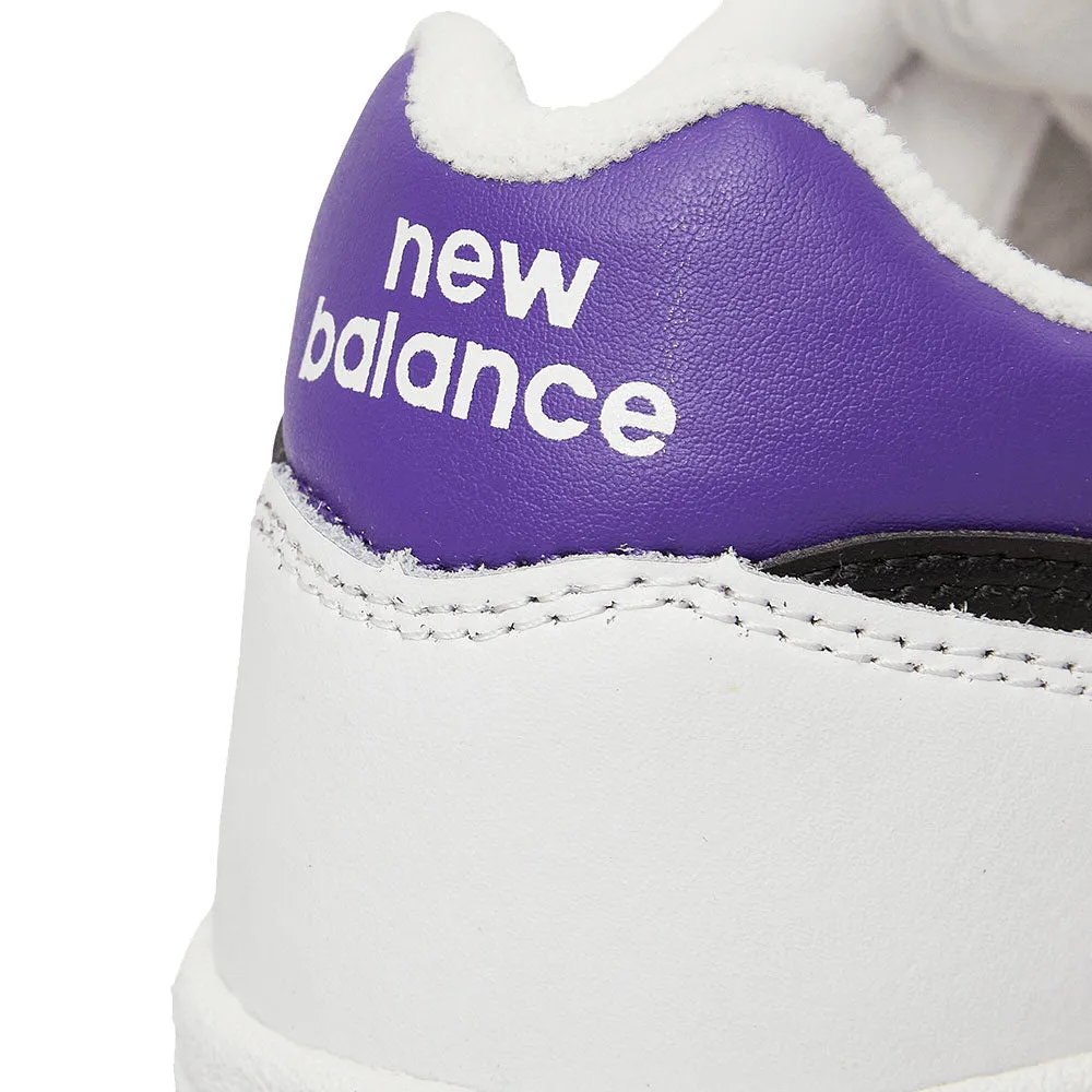 Scarpe Unisex NEW BALANCE Sneakers 480 in Pelle colore White e Purple