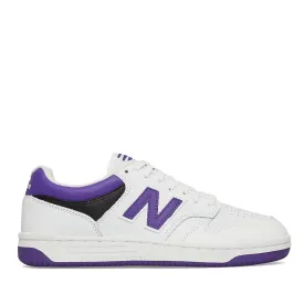 Scarpe Unisex NEW BALANCE Sneakers 480 in Pelle colore White e Purple