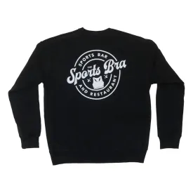 The Sports Bra Crewneck Sweatshirt (Black)