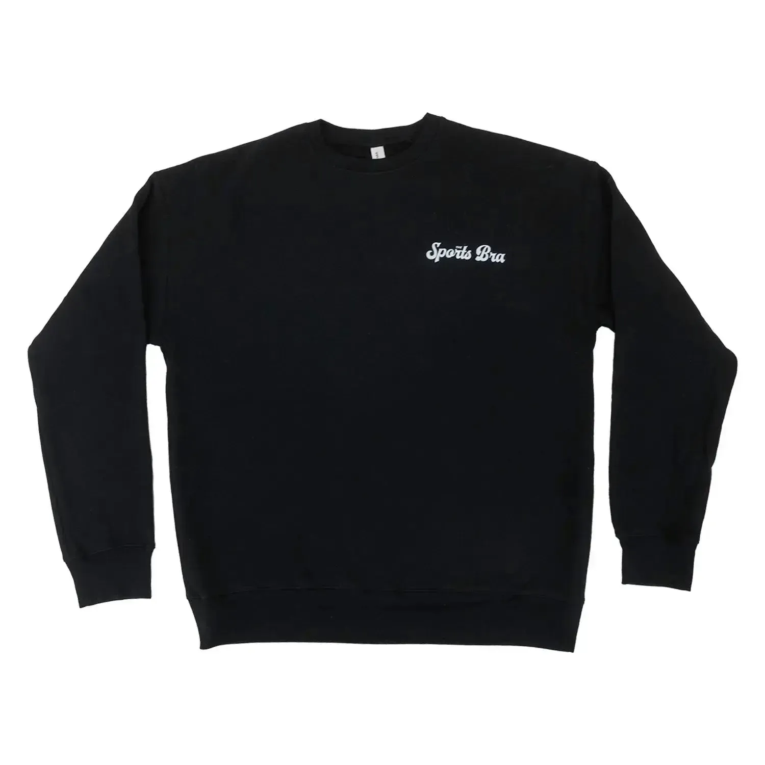 The Sports Bra Crewneck Sweatshirt (Black)