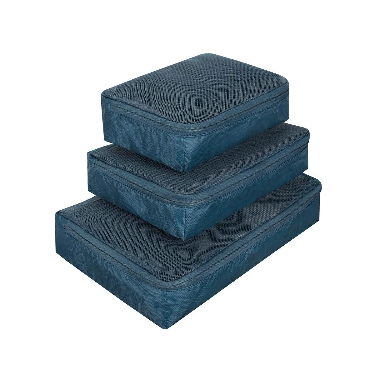 World Travel Essentials Set of 3 Soft Packing Cubes